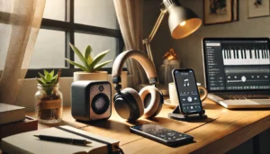 Read more about the article Dlaczego warto słuchać muzyki na słuchawkach lub głośnikach?